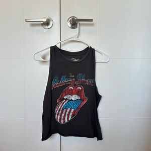The Rolling Stones Black Tank Top